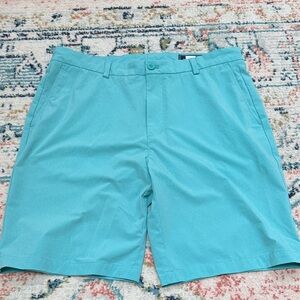 Vineyard Vines Turquoise Flat Front Performance Shorts